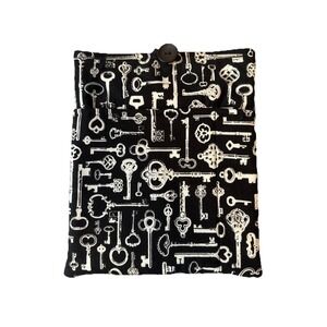 Skeleton Key Print Gothic Handmade Tote Messenger Retro‎ Whimsigoth Versatile